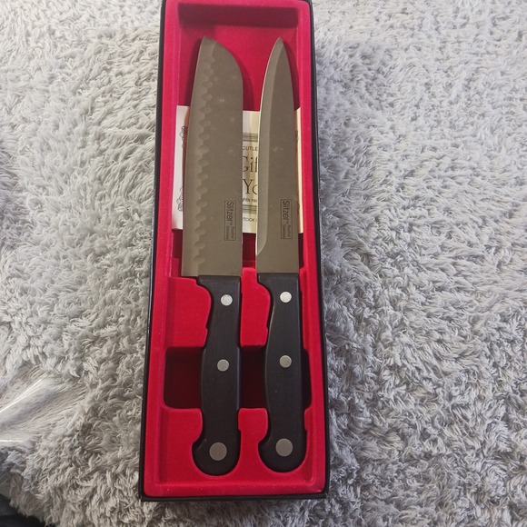 Slitzer Germany Chef Knife Set 2‎ Piece Kitchen Knives 8" Cooking Prep - Picture 1 of 4